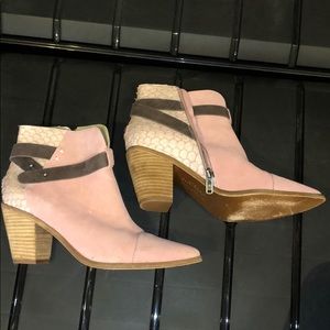 Australia luxe collective pink suede booties